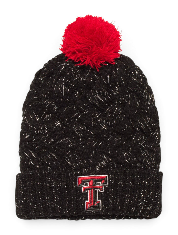 47 Brand Texas Tech "Fiona" Beanie – Black front view