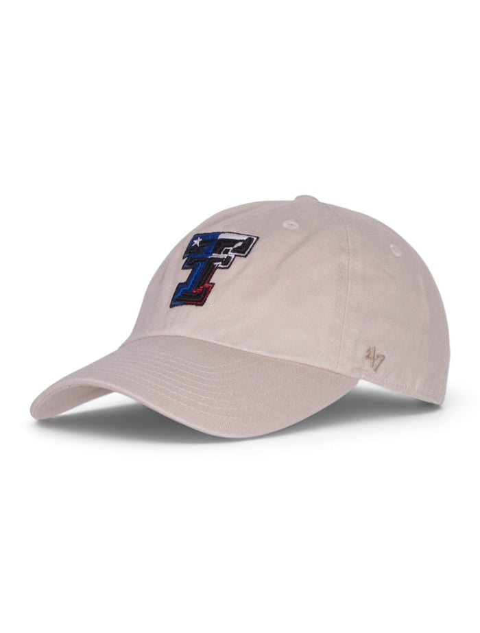 47 Brand Texas Tech Texas Flag Double T Adjustable Cap – Front view