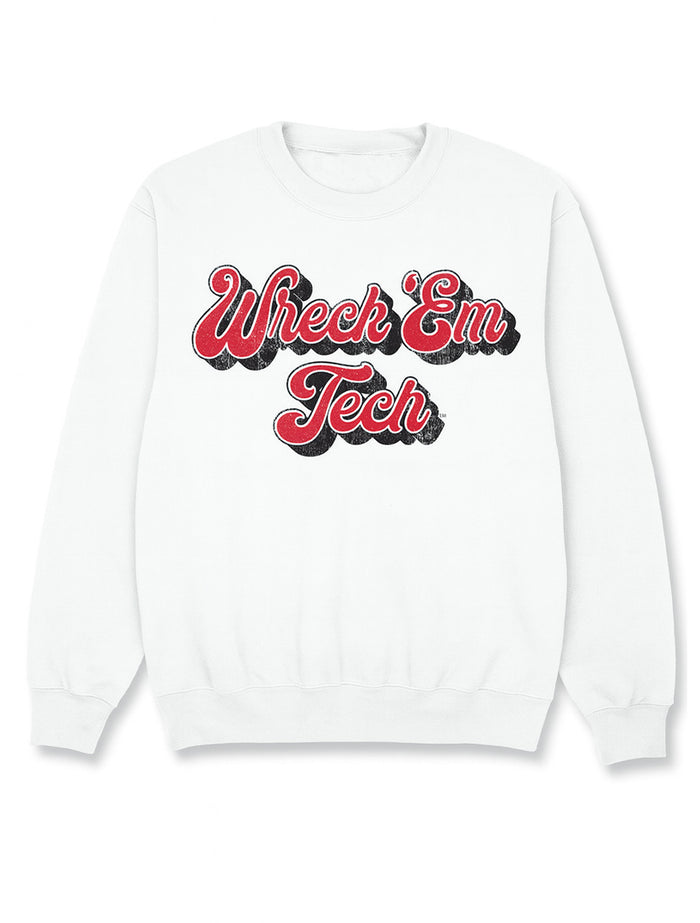 Texas Tech "70s Script" Crewneck Sweatshirt