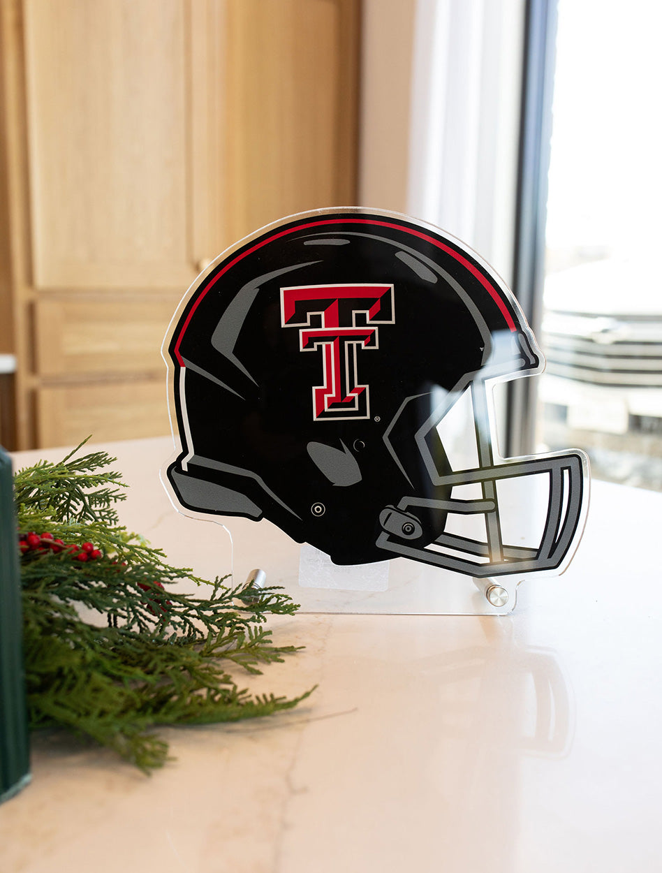 at&t helmet football Texas Tech Double T Football Helmet 9.5