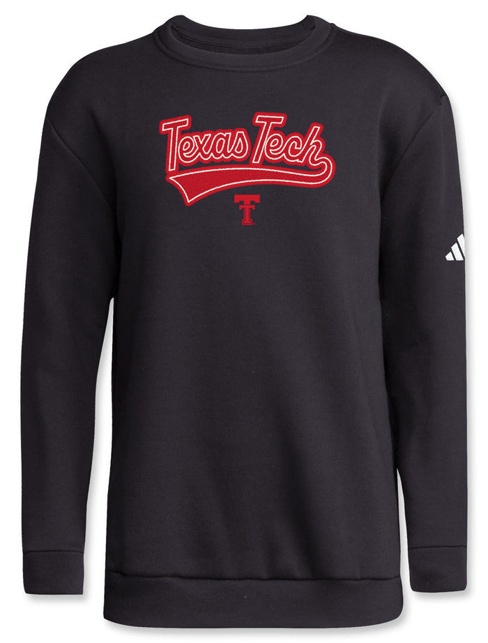 Adidas Texas Tech "College Prep" 2024 Youth Crew Sweatshirt