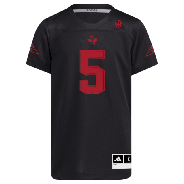 Adidas Texas Tech Youth 100 Year Jersey