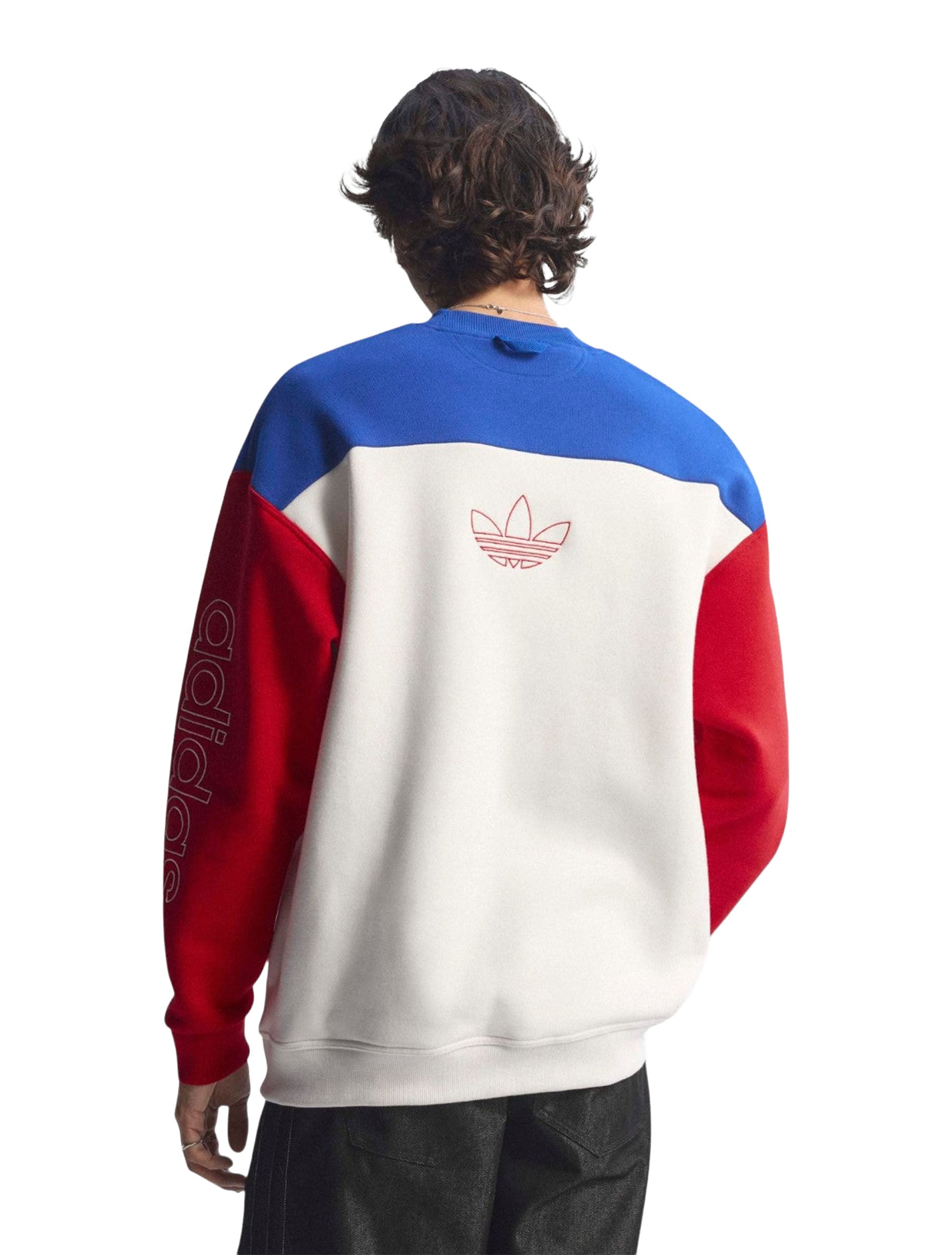 Adidas USA 94 Graphic Sweatshirt in Royal Blue & Cloud White – Red
