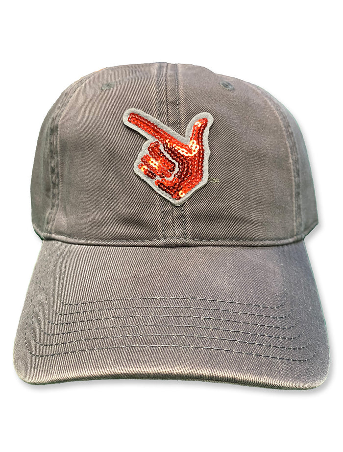 Legacy Texas Tech Sequins Guns Up Hand Women's Adjustable Cap