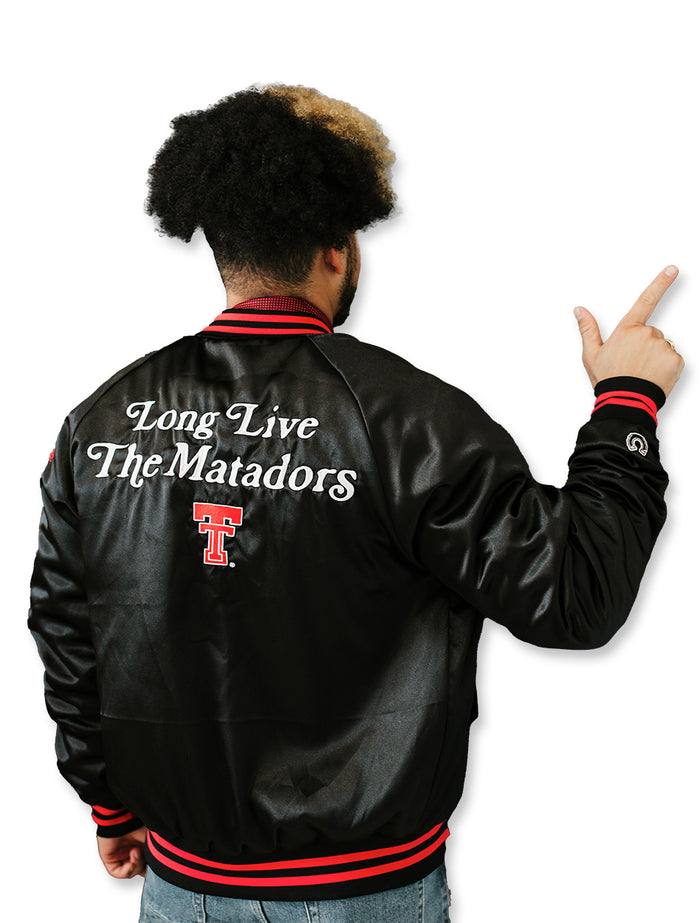 Texas Tech Dark Horse "Long Live The Matadors" Vintage Varsity Jacket