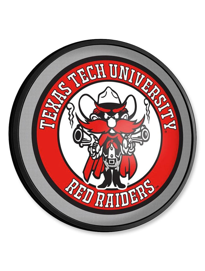Texas Tech 18" Diameter Raider Red Slimline Lighted Wall Sign