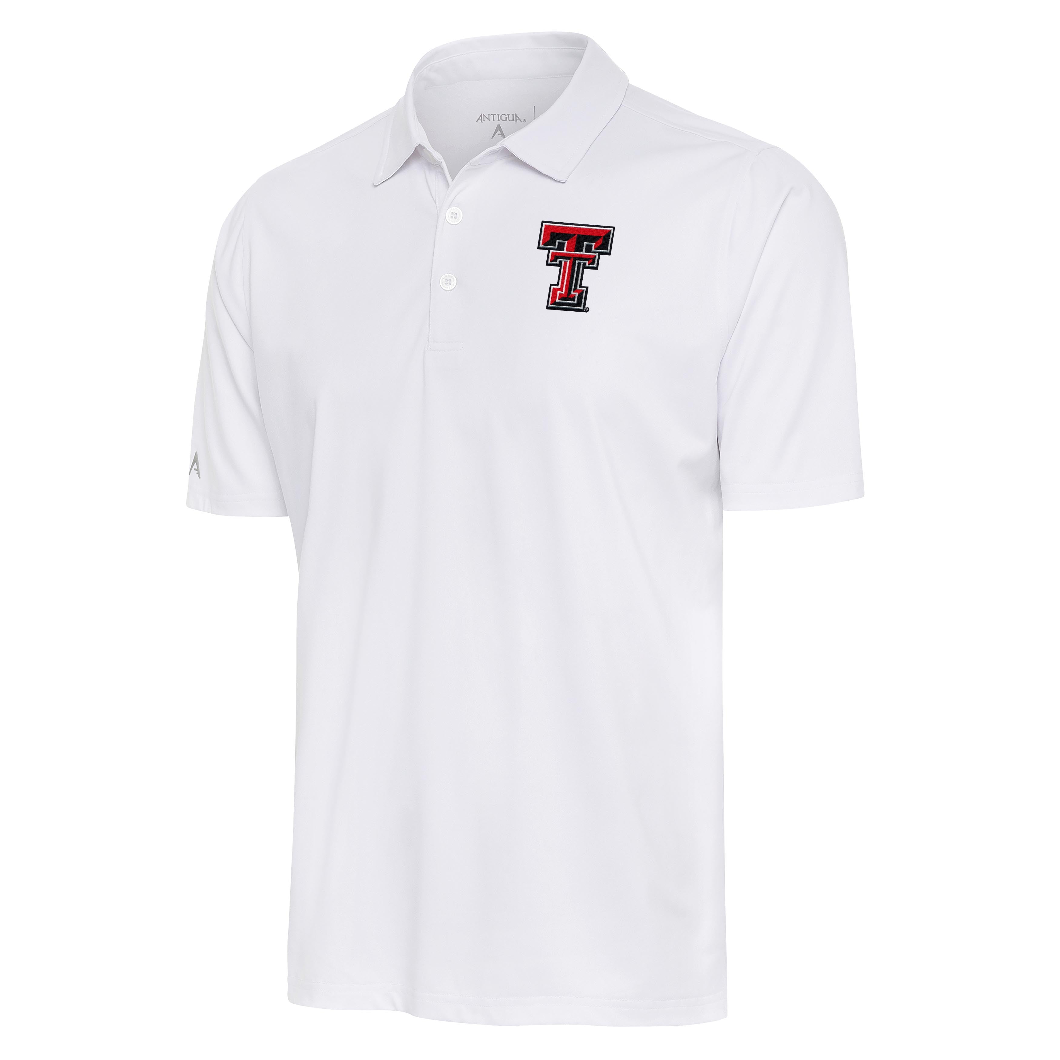 Men's Antigua White/Black Boston Red Sox Motion Polo