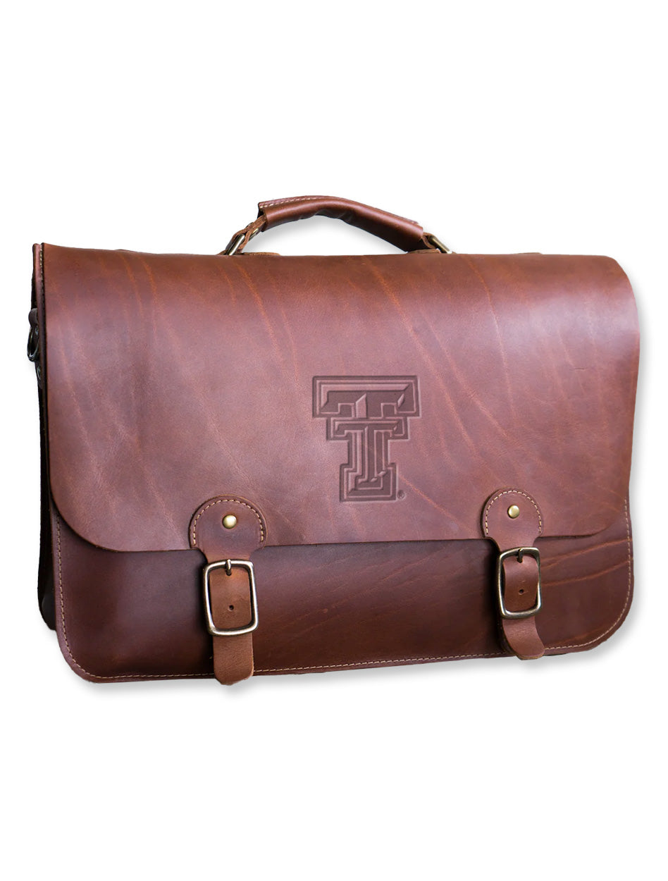 Texas Tech Holtz Double T Full Grain Leather