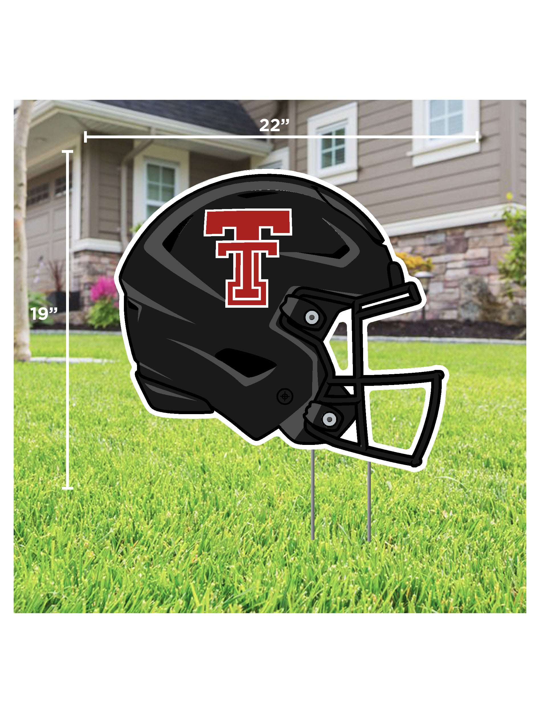 Texas Tech Red Raiders Football Helmet Lawn Sign – Red Raider Outfitter