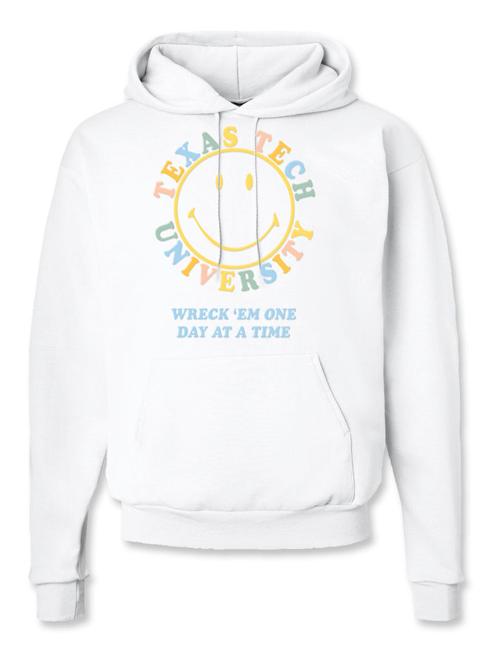 Texas Tech "Happy Life" Puff Print Hoodie