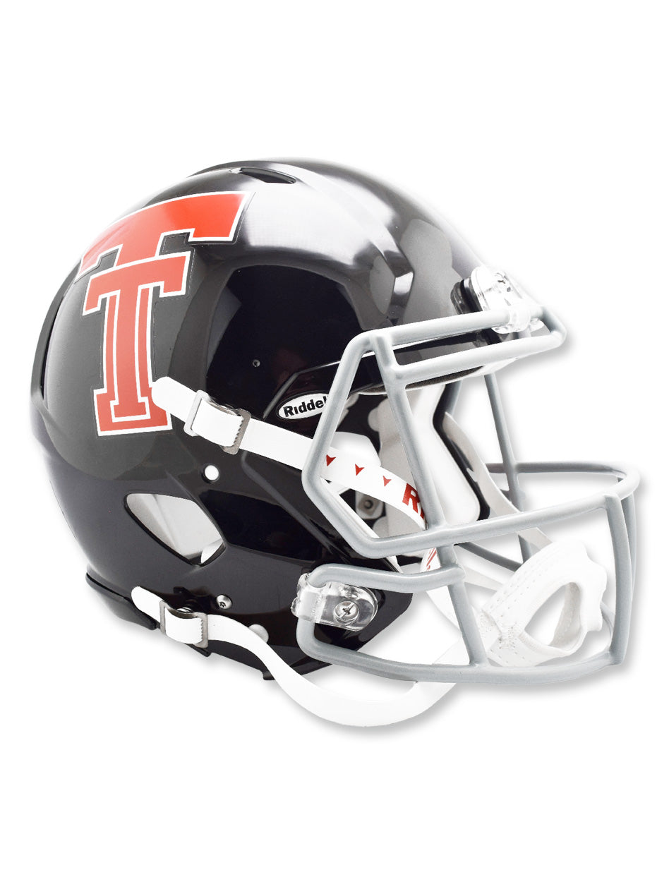 authentic throwback football helmets Texas Tech Throwback Double T Revolution Speed Full-Size Authentic Football Helmet