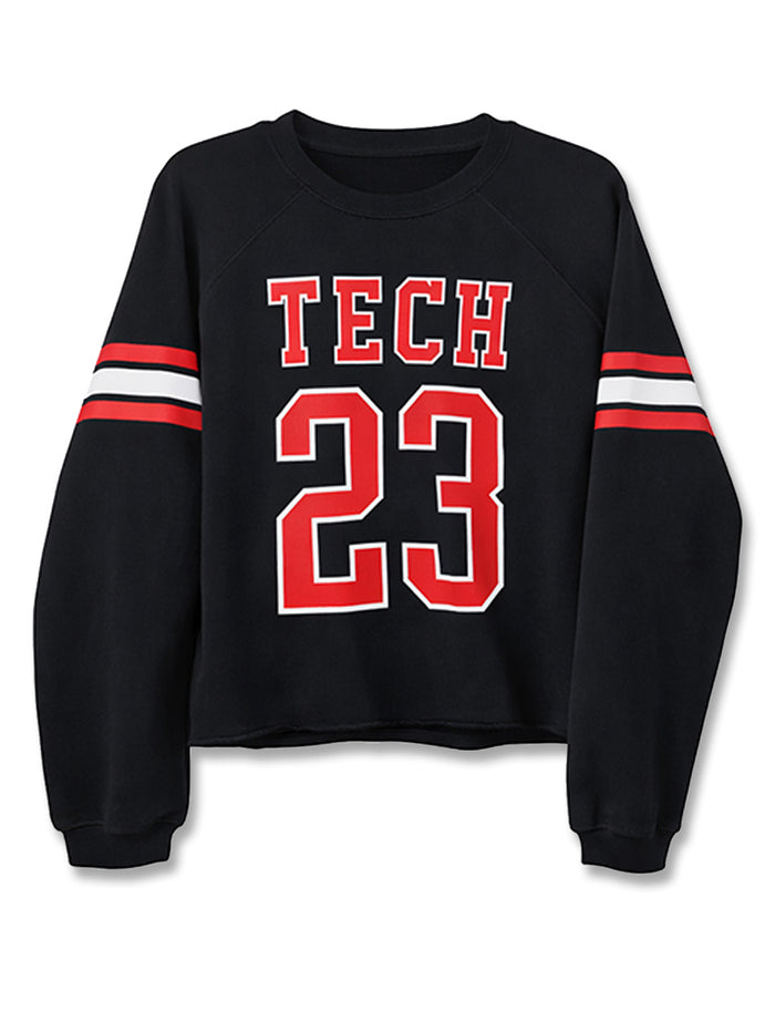 Texas Tech "Football Jersey" Raglan French Terry Sweatshirt
