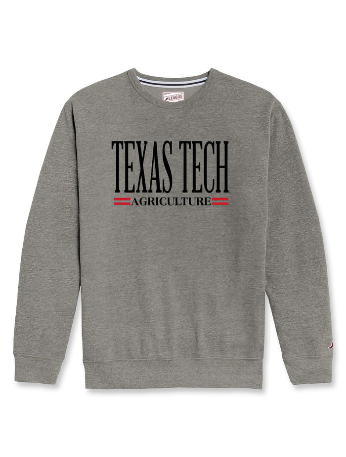Texas Tech Agriculture Tri-Blend Crewneck Sweatshirt