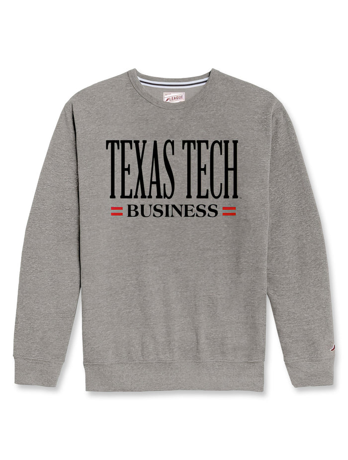 Texas Tech Business Tri-Blend Crewneck Sweatshirt
