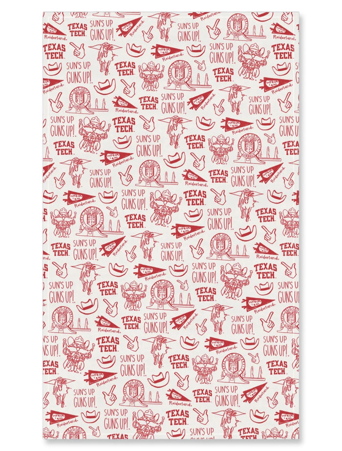 Texas Tech "Campus Landmarks" Cotton Tea Towel