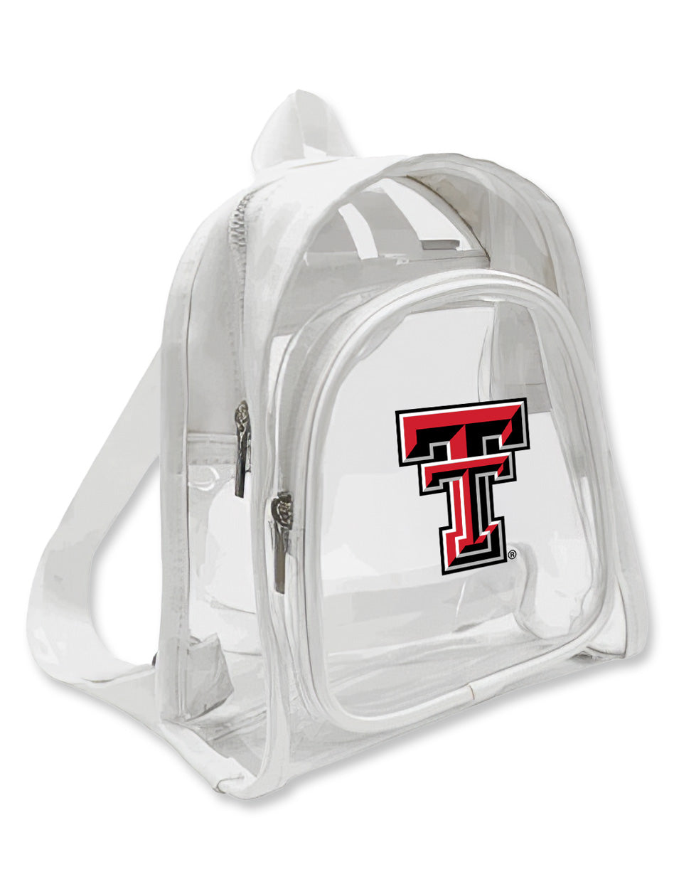 clear bag mini backpack Texas Tech Double T Clear Mini Backpack