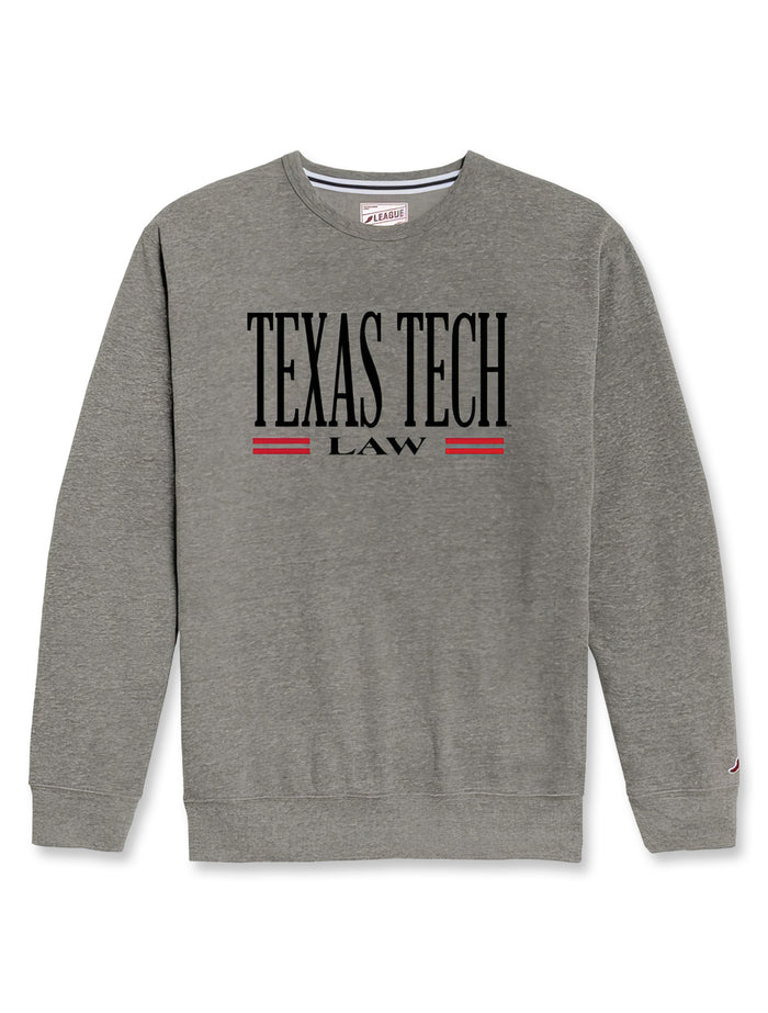 Texas Tech Law Tri-Blend Crewneck Sweatshirt