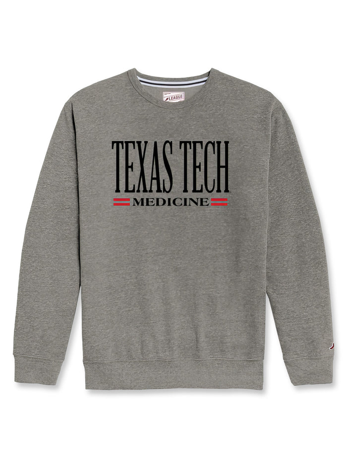 Texas Tech Medicine Tri-Blend Crewneck Sweatshirt