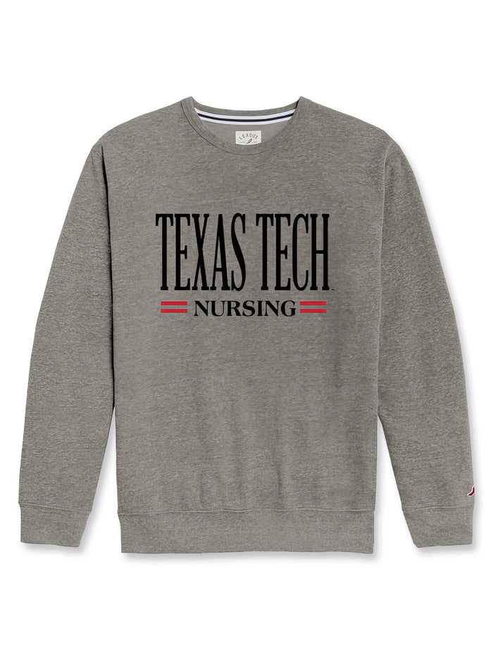 Texas Tech Nursing Tri-Blend Crewneck Sweatshirt