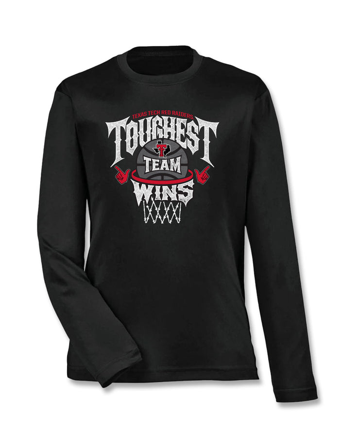 Texas Tech "Toughest Team Wins" Youth Long Sleeve T-Shirt