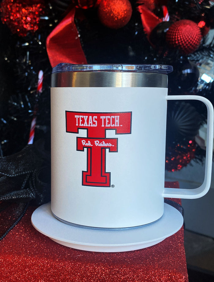 Texas Tech "Vintage Scoreboard" Coffee Warmer with Mug Set