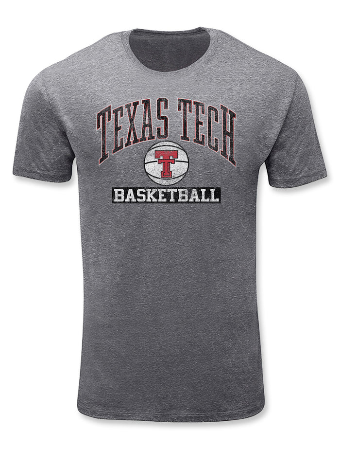 Texas Tech Vintage Sport Specific Basketball Short Sleeve T-Shirt
