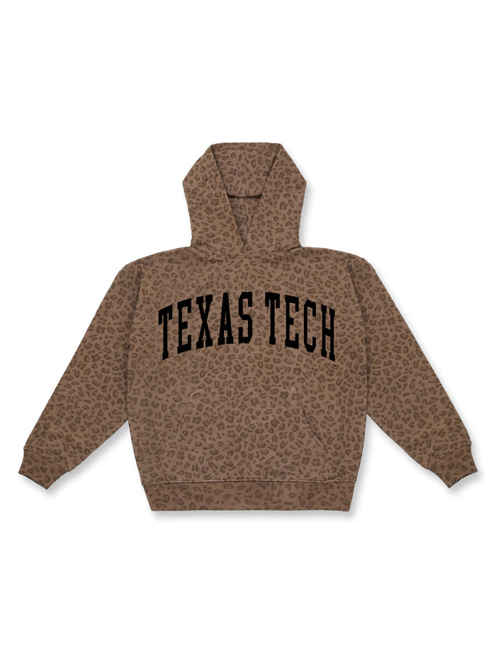 Texas Tech Vintage Twill Arch on Leopard Hood