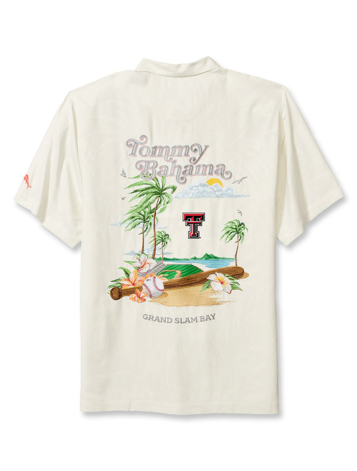 Tommy Bahama Texas Tech Grand Slam Bay Camp Shirt