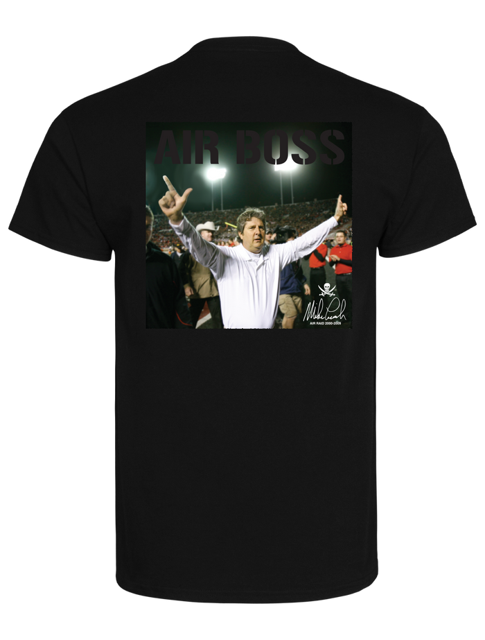 2023 Mike Leach HOH "Air Boss" Black T-Shirt