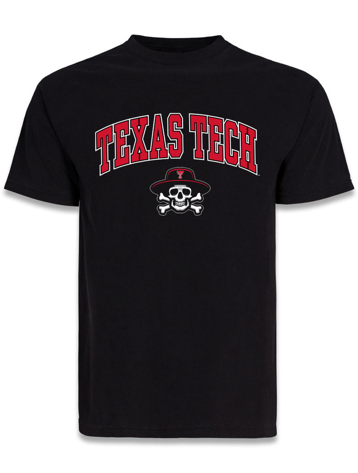 Texas Tech "Arch Over Bones" Black Comfort T-Shirt