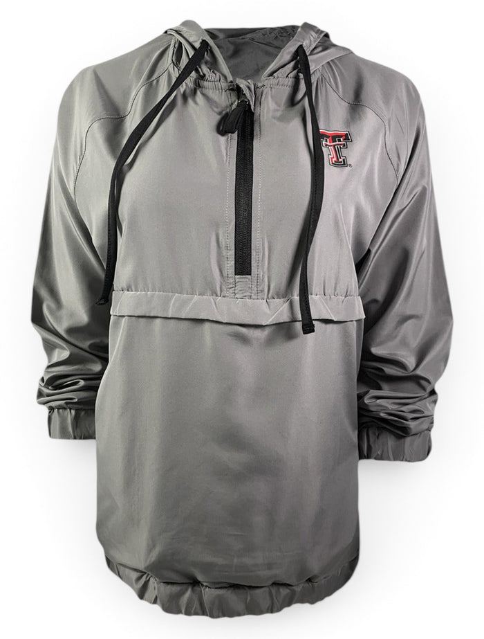 Arena Texas Tech Red Raiders Double T "Treat Yourself" Packable Backpack Anorak Quarter-Zip Jacket – Front view