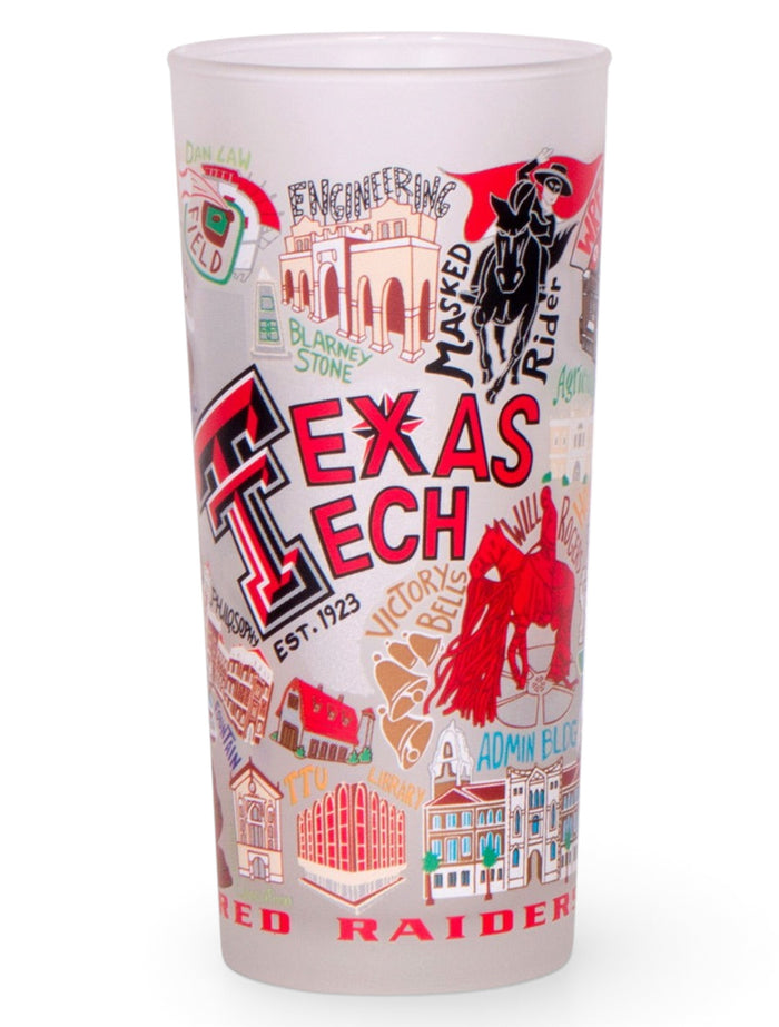 Catstudio Texas Tech Red Raiders Frosted Tumbler – Front view