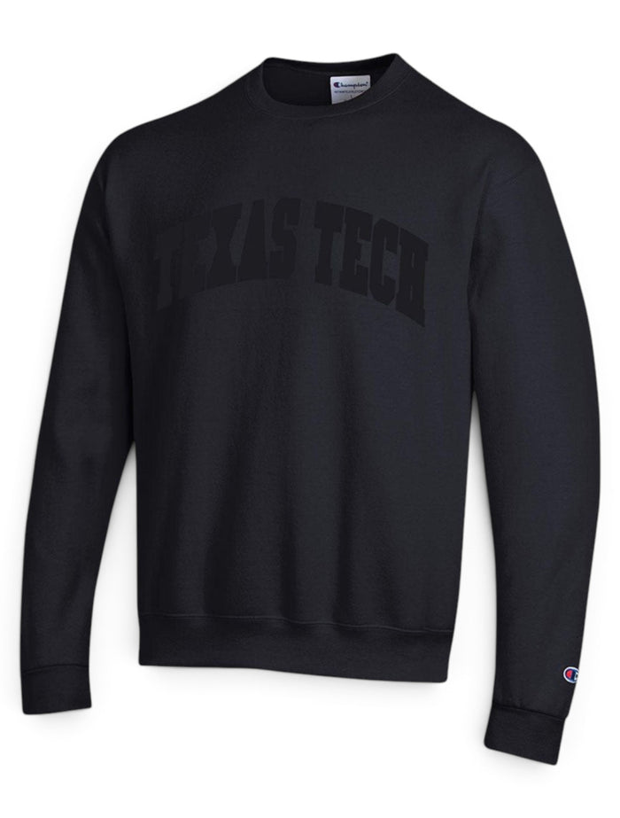 Champion Texas Tech Red Raiders "Tonal" Twill Crew – Front view