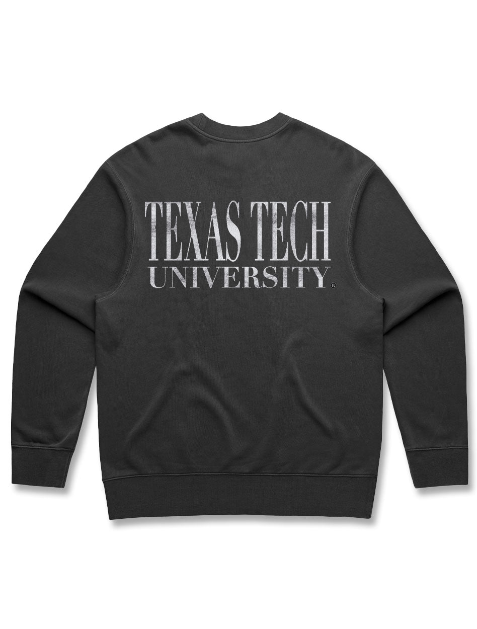 Arena Texas Tech You Already Did Crewneck Sweatshirt in Grey, Size: XL, Sold by Red Raider Outfitters