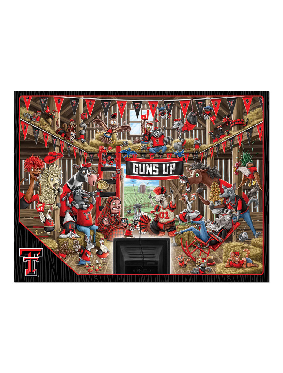 YouTheFan Dallas Cowboys Puzzle – 500 Teile, Handgezeichnete Bauernhof-Szene Mit Team-Farben, Offiziell Lizenziert YouTheFan Dallas Cowboys Puzzle – 500 Teile, Handgezeichnete Bauernhof-Szene Mit Team-Farben, Offiziell Lizenziert