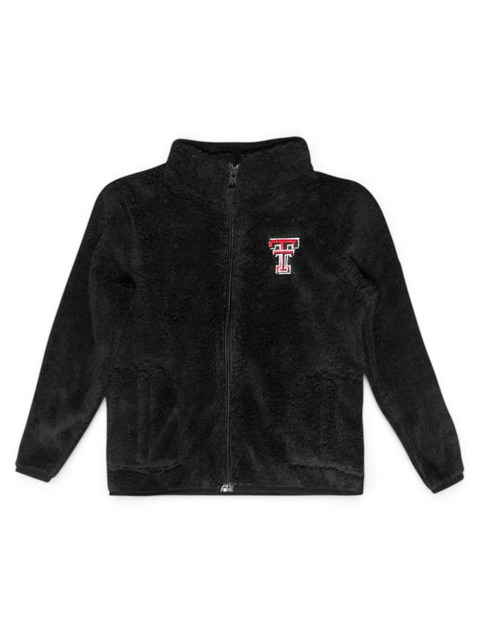 Garb Texas Tech Red Raiders "Harvey" INFANT Sherpa Full Zip Jacket – Front view