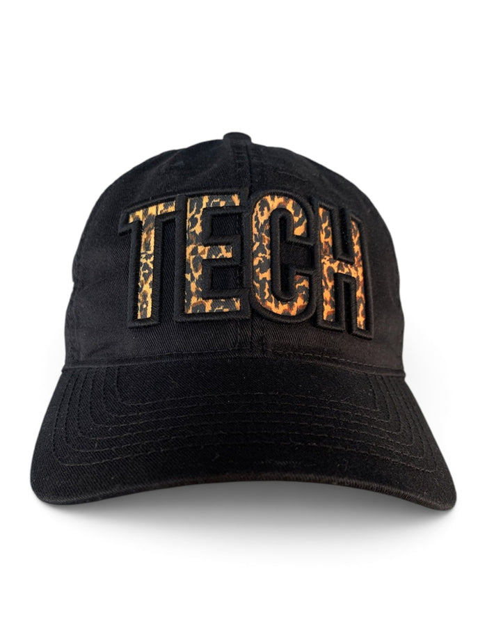 Legacy Texas Tech Red Raiders Leopard Tech Block Adjustable Cap – Front view