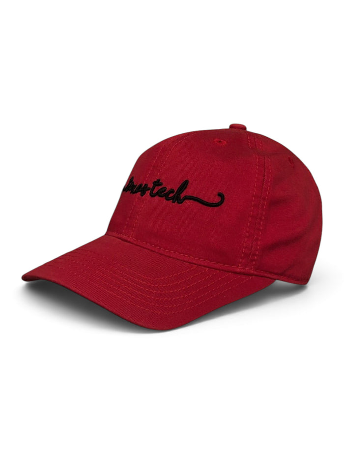 Legacy Texas Tech Red Raiders "Scripted" YOUTH Red Adjustable Cap – Front view