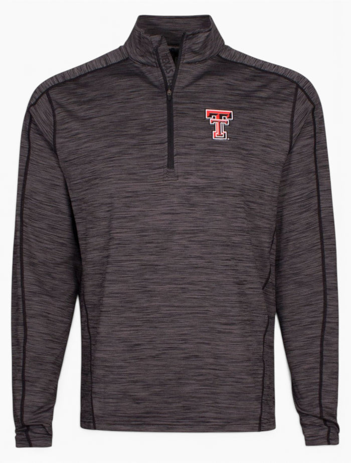 Levelwear Texas Tech Red Raiders Insignia Strong "Armour" 1/4 Zip Pullover – Front view