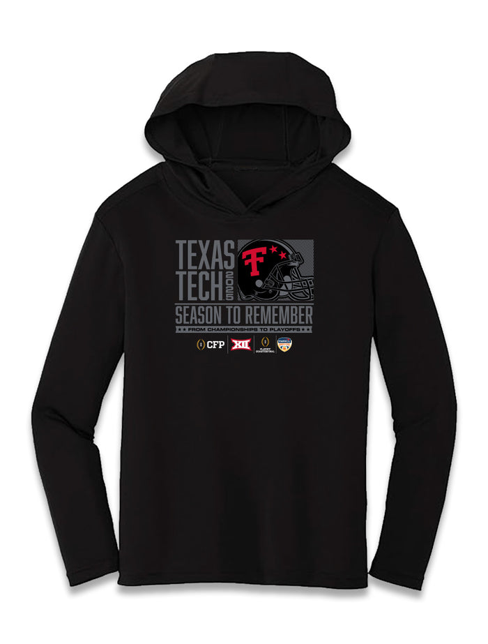 YOUTH Texas Tech 2025 Football "Season To Remember" Athletic Hood