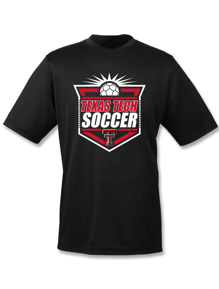 Texas Tech "Soccer Shield" Athletic Short Sleeve T-shirt