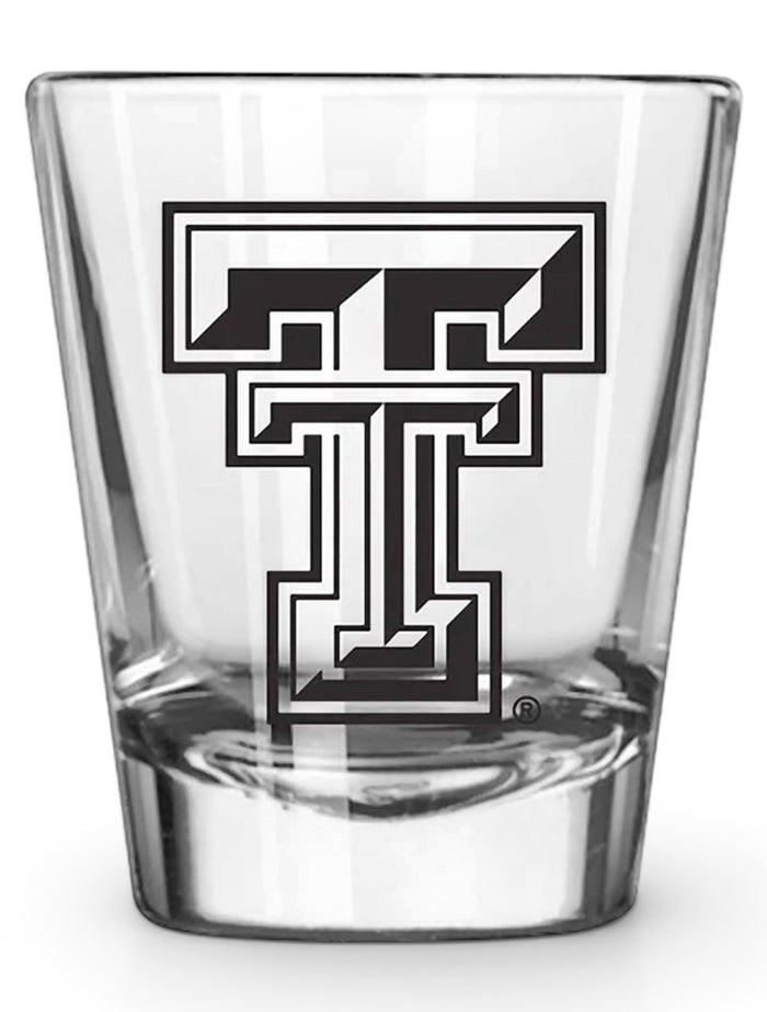 Texas Tech Double T "Game Day" Shot Glass – Front view