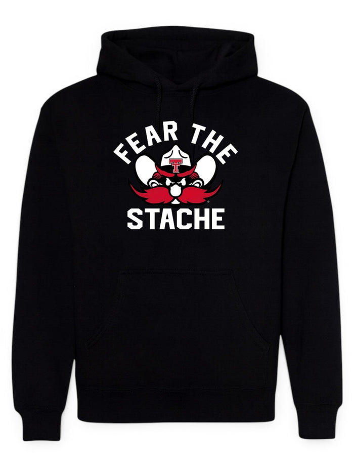 Texas Tech "Fear the Stache" Hood – Front view