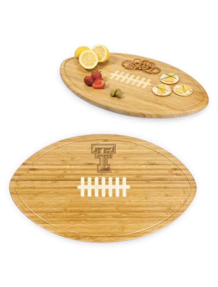 Texas Tech Football Serving and Cutting Board – Front view