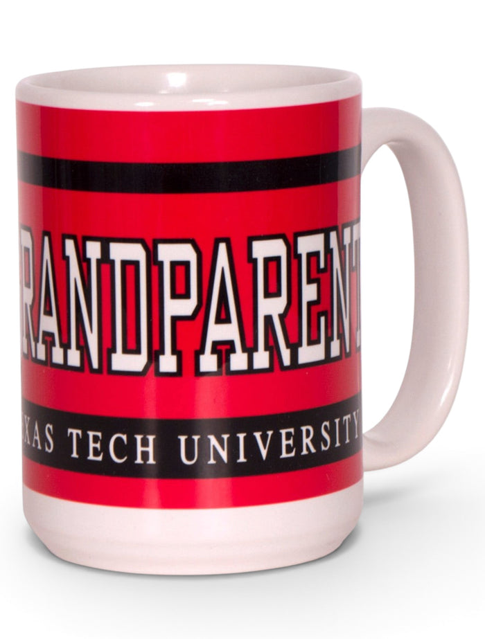 Texas Tech Grandparent Red & White Coffee Mug – Front view