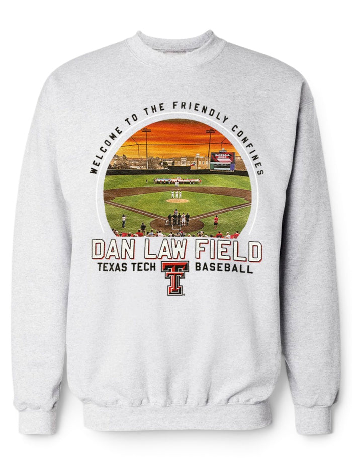 Texas Tech Red Raiders Baseball "InScope" Crewneck Sweatshirt – Front view