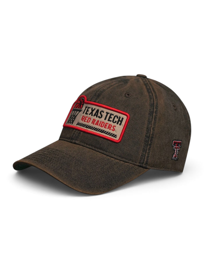 Texas Tech Red Raiders Basketball Hoop Patch Cap – Front view