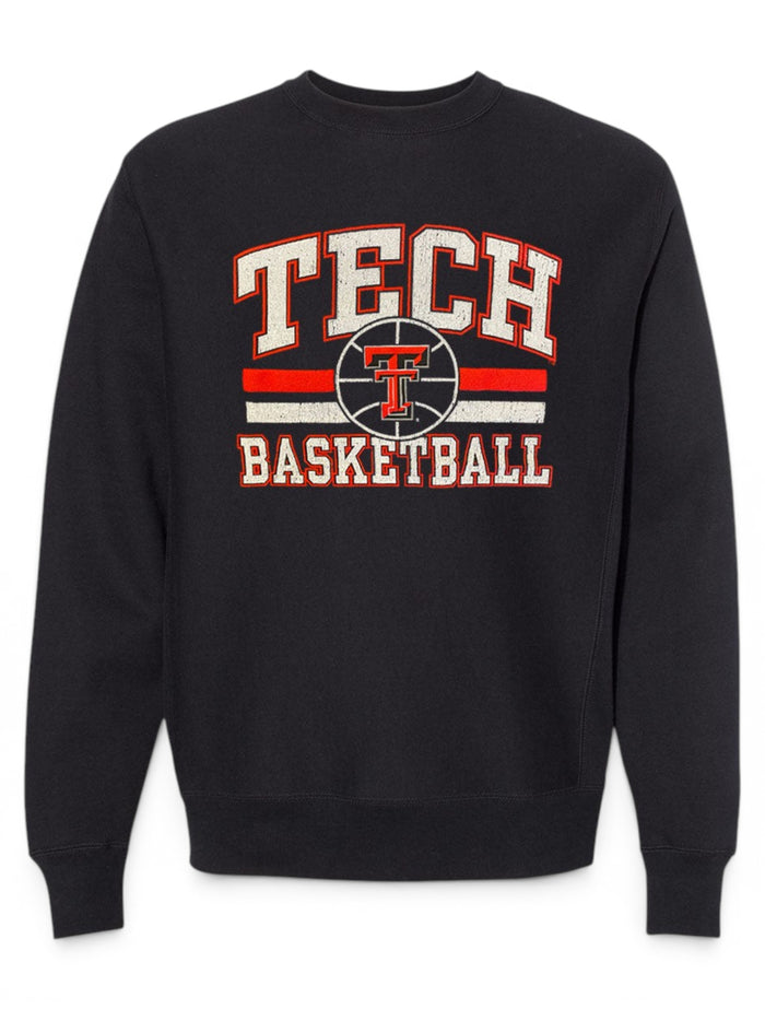 Texas Tech Red Raiders "Big Baller Basketball " Puff Crewneck Sweatshirt – Front view