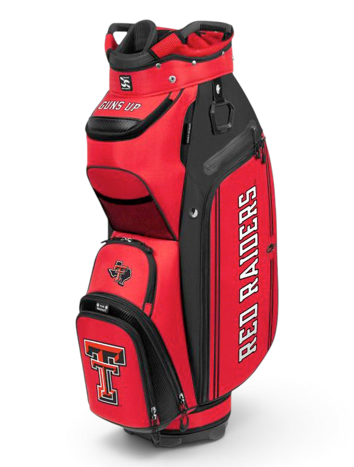 Texas Tech Red Raiders "Bucket III" Cooler Cart Golf Bag – Front view