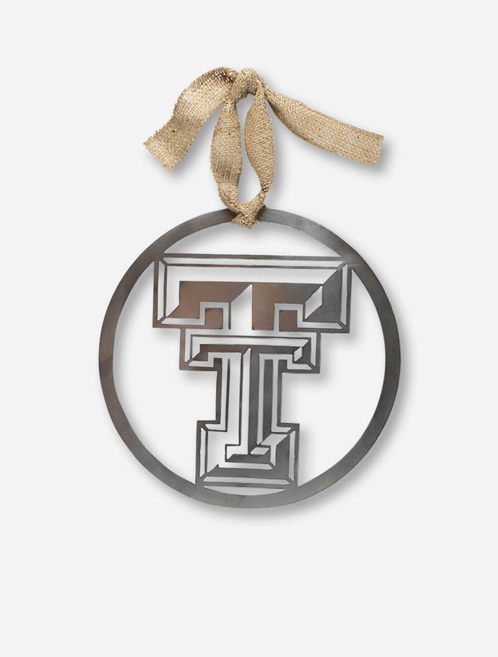 Texas Tech Red Raiders Double T Metal Wall Decor – Front view